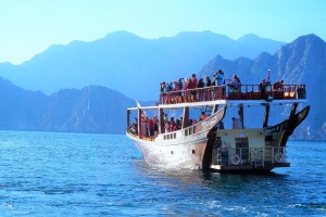 Dolphins can be seen frollicking in the Khasab fjords (khors) on the edge of the Musandam Peninsula