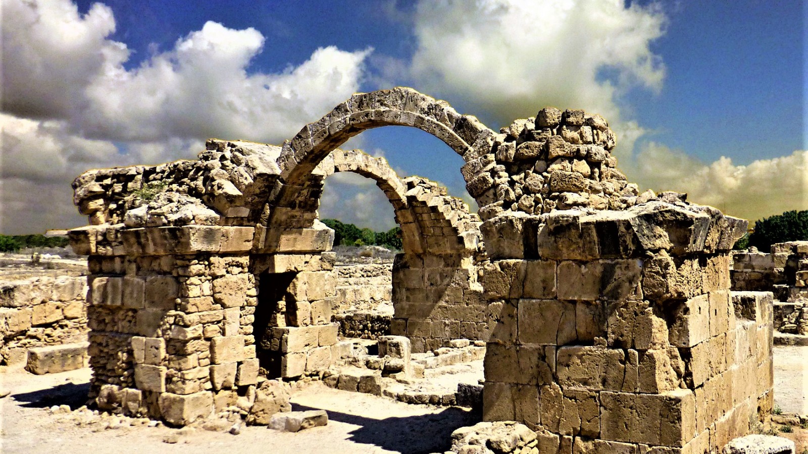 The Kato Pafos Archaeological Park is a designated UNESCO World Heritage Site