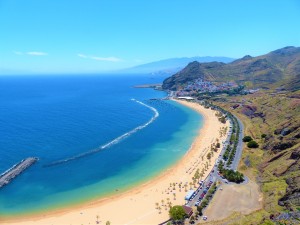 Playa de Las Teresitas in Tenerife is a long golden beach