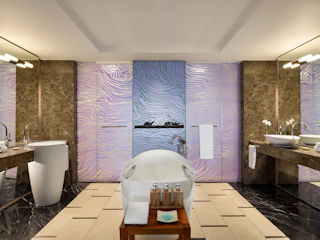 Junior Suite Frangipani Beach Access Bathroom Shangri-La Le Touessrok