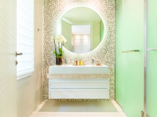 Bathroom of Two bedroom Bungalow, Sani Club