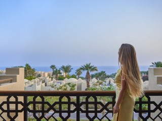 Balcony of the Two Bedroom Residential Suite Sea View at the Four Seasons Sharm el Sheikh