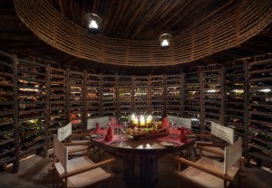 Wine Cellar at the Six Senses Zighy Bay