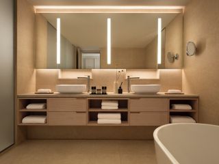 Ikos Andalusia Deluxe One Bedroom Suite Sea View Bathroom