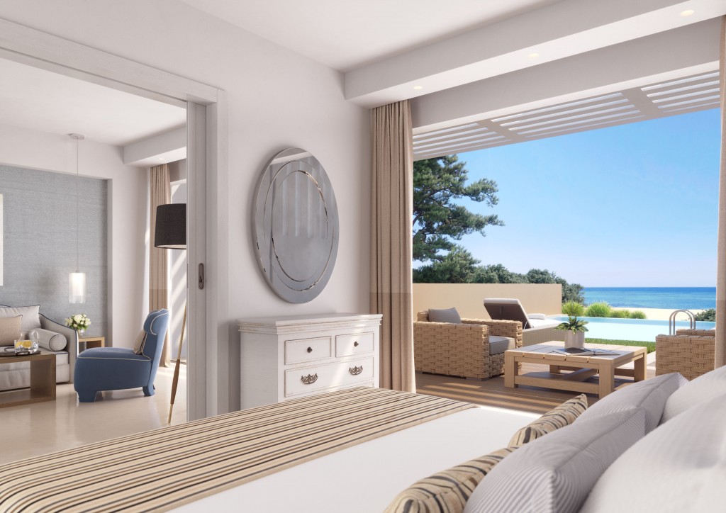 IKOS Dassia - Deluxe One Bedroom Bungalow Suite With Private Pool Beach Front