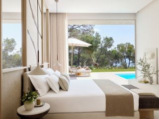 Ikos Porto Petro Deluxe Three Bedroom Residence Private Pool Front Coastal View